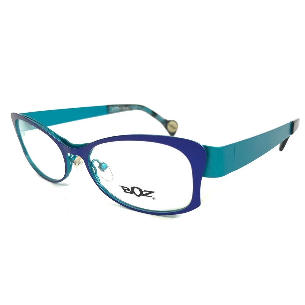 BOZ Eyeglasses Frames WENDY 2545 Electric Blue Blue Cat Eye 52-16.5-135